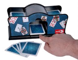 NORIS - BRASSEUR DE CARTES AUTOMATIQUE À PILES POUR 2 JEUX DE CARTES (0925)